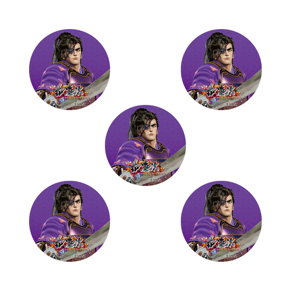 伊達政宗缶バッジ5点セット