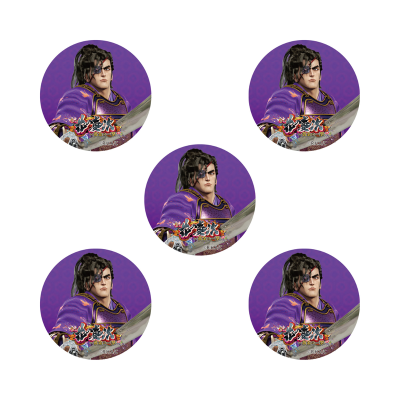 伊達政宗缶バッジ5点セット