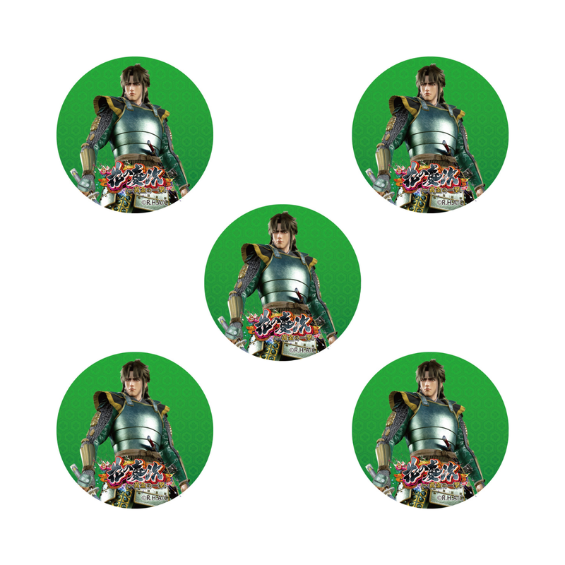 奥村助右衛門缶バッジ5点セット